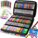 Pack Gel pens Set 120 Colored Gel Pen with 120 Refills Fine Tip Glitter Gel pens with Canvas Bag Kids Adults Coloring Books