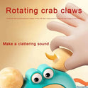 Interactive Sensory Crab Toy – Push Pull, Bell Ring, & Teething Fun for Babies - JoyfulJive