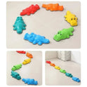 Crocodile Balance Play Stones for Kids, Montessori Outdoor Adventure, Sensory Coordination Game, Social Activity Toy