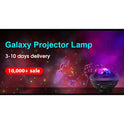 Starry Sky LED Galaxy Projector Night Light - Rotating Planetarium Lamp for Kids' Bedrooms and Gifts