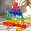 Colorful Rainbow Stacking Blocks - Fine Motor Skills Development Toy for Toddlers and Kids