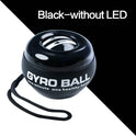 LED Gyroscopic Power Trainer Ball Autostart Range Gyro Power Wrist Ball Arm Hand Muscle Force Trainer Fitness Equipment