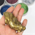 Magical Gold Magnetic Putty - Stress Relief Slime & Educational Jumping Clay for All Ages