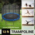 XMSJ ASTM Approved Trampoline for Balance Training – Strong and Stable Outdoor Trampoline with Safety Net for Kids and Adults