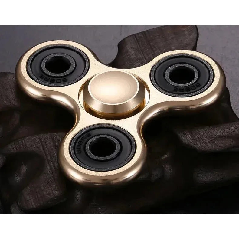 Metal Fidget Spinner Toy - Stress Relief Hand Spinner for Kids and Adults, Perfect Funny Gift