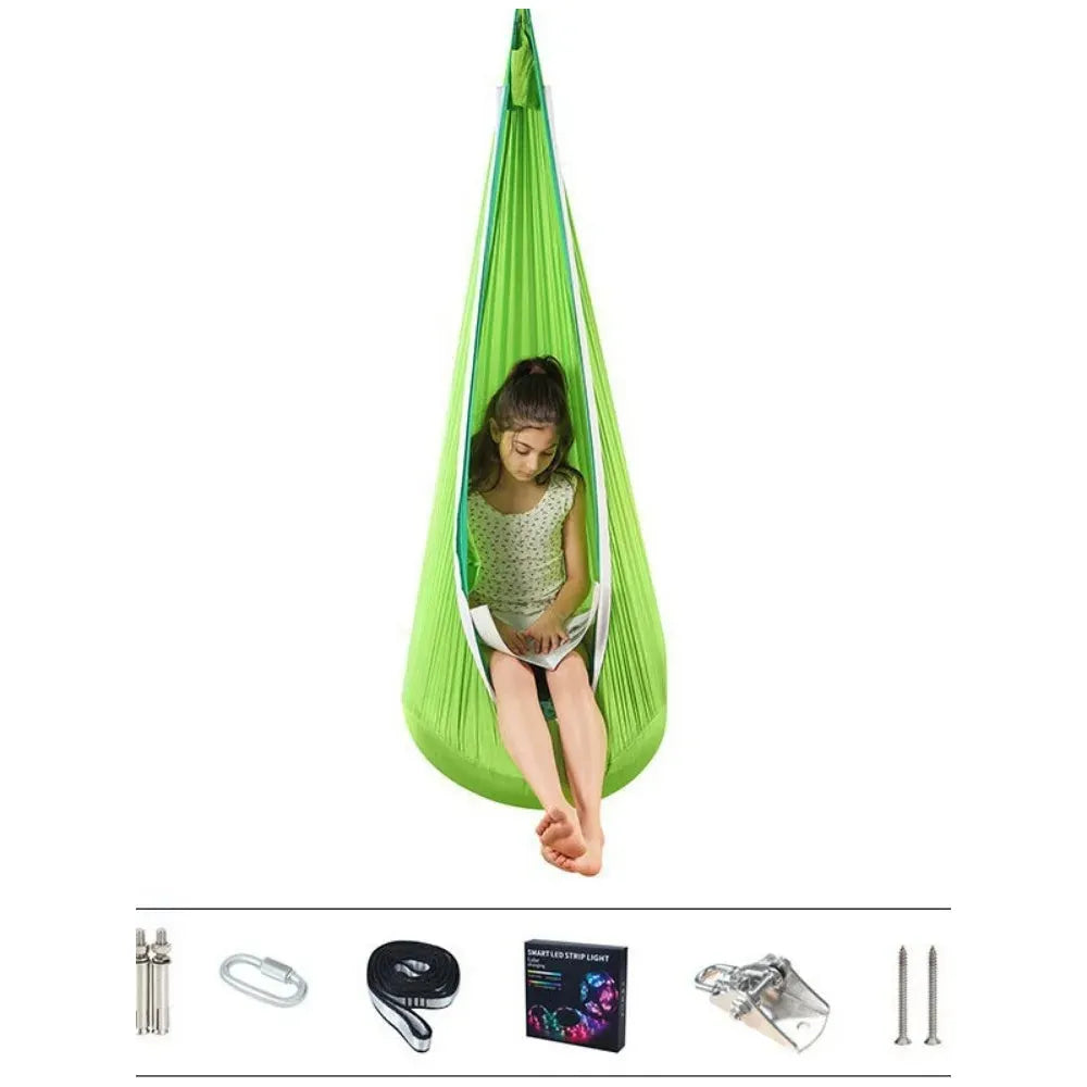 Soothing Indoor Therapy Swings for Kids with Autism, ADHD, and Sensory Processing Needs