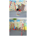 Sensory integration training equipment a cross vertical tube horizontal swing indoor children's climbing sports teaching toys