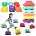 3-Piece Kids Balance Training Foam Stacking Stones Sensory Playset for Outdoor Fun