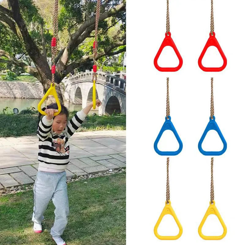 Outdoor Swing Gymnastic Rings for Kids