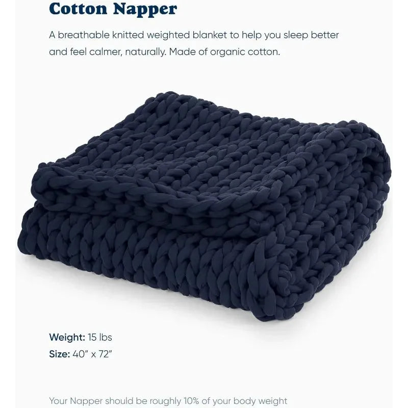 Bearaby Napper: The Hand-Knit Weighted Blanket That Hugs You Back - JoyfulJive