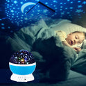 Starry Sky LED Galaxy Projector Night Light - Rotating Planetarium Lamp for Kids' Bedrooms and Gifts