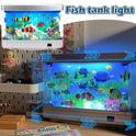 Aquarium Simulation LED Night Light - Creative Underwater Decor for Living Room and Christmas Gifts