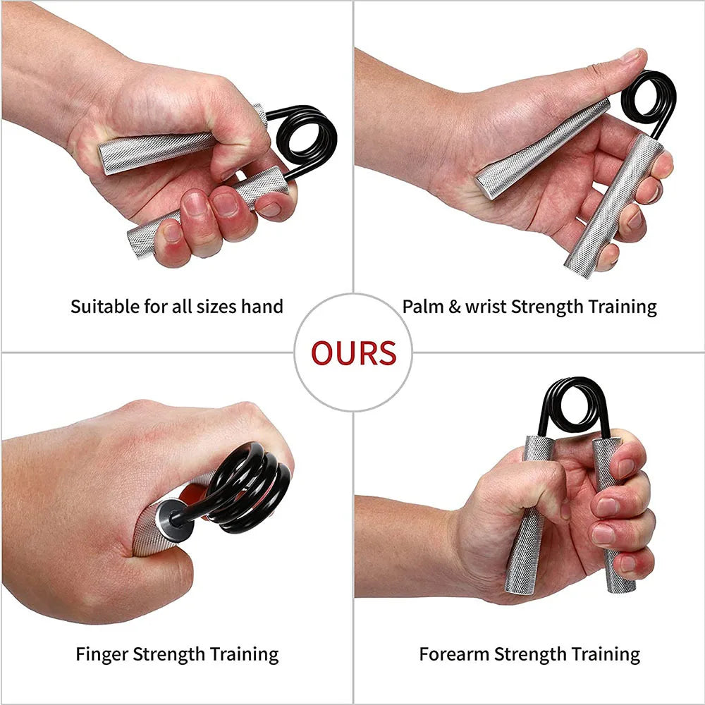 Adjustable Alloy Hand Grip Trainer for Strength and Muscle Recovery