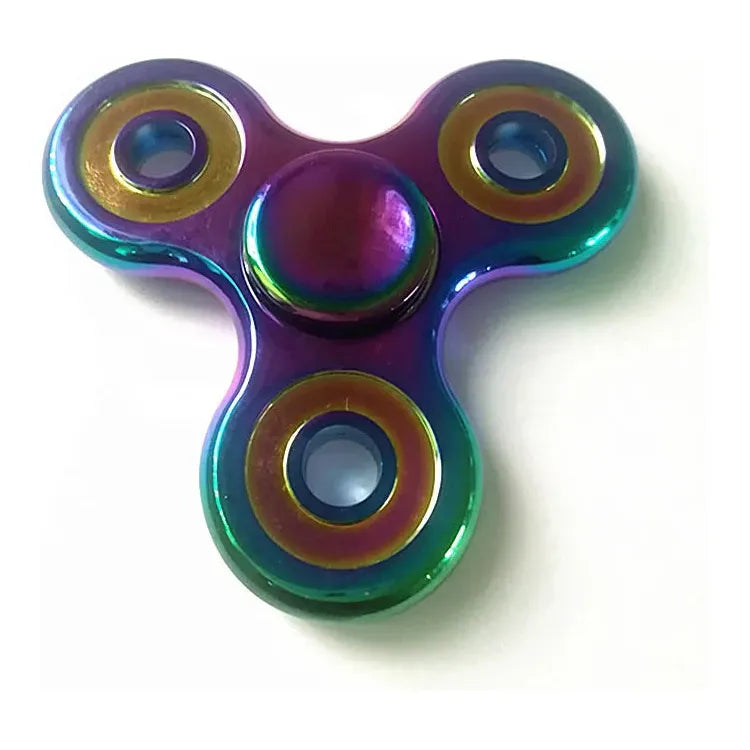 Metal Fidget Spinner Toy - Stress Relief Hand Spinner for Kids and Adults, Perfect Funny Gift