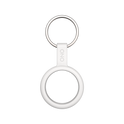 The ONO Scroller Keychain is a white, circular silicone holder with a metal keyring, a central round opening, and ONO printed vertically—perfect for attaching your ONO Scroller to your keys.