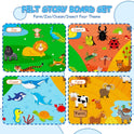 The My Daily Calendar Farm Transportation Felt Story Board offers a Montessori-inspired tool for preschoolers, featuring labeled farm scenes and vehicles to enhance storytelling and early education fun.