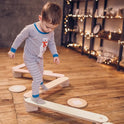 Montessori XIHATOY Kids' Wooden Balance Bridge Toy for Sensory and Motor Skill Development