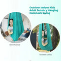 Indoor Sensory Therapy Swing Set for Kids - Portable Yoga Hammock for Autism and Relaxation