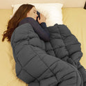 Comforting 15lbs Twin Size Anxiety Relief Weighted Blanket - 72 x 48 inches for All Ages