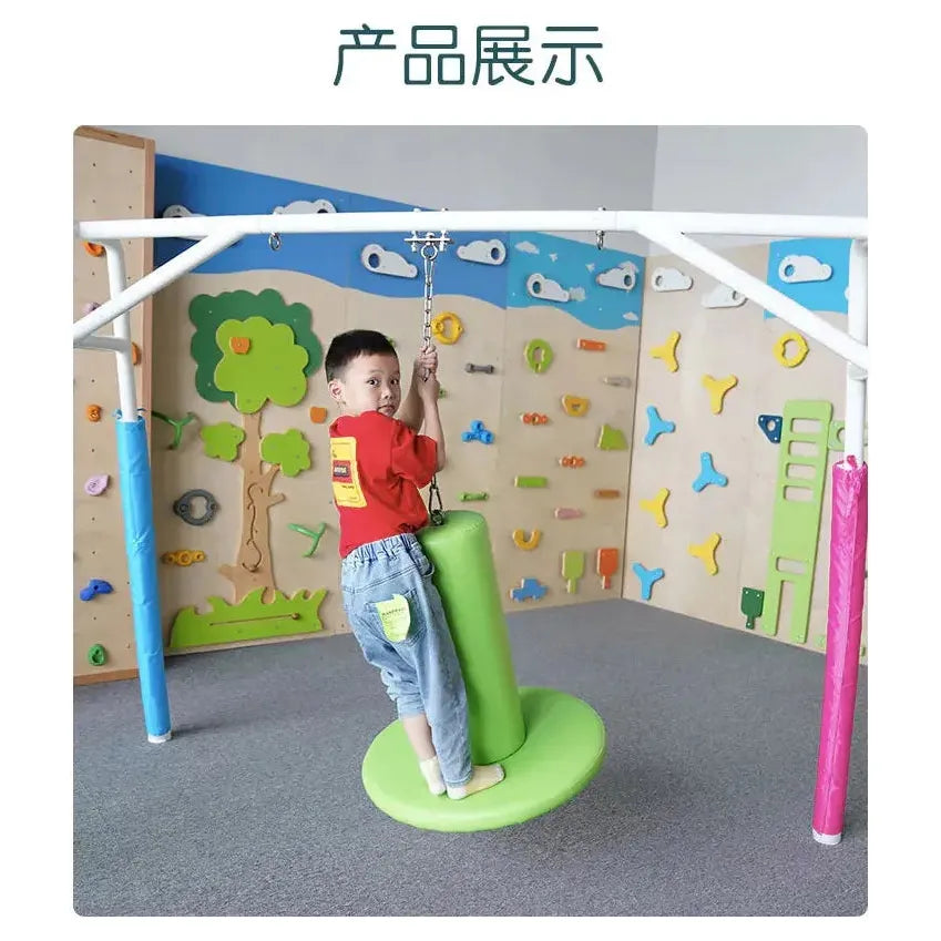 Sensory integration training equipment a cross vertical tube horizontal swing indoor children's climbing sports teaching toys