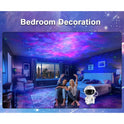 Astronaut Galaxy Night Light Projector for Kids - Remote Control Starry Sky USB Bedroom Decor