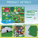 Interactive Farm Animal Storytelling Felt Board Set for Toddlers and Preschoolers - Fun Early Learning Activity