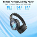 Edifier W830NB Wireless Headphones Bluetooth 5.4 Active Noise Cancelling Hi-Res Over-Ear Headset LDAC Foldable -45dB ANC 94H - JoyfulJive