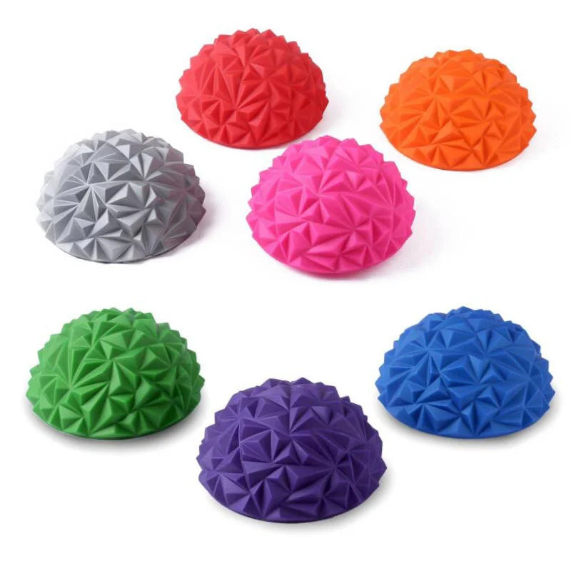 Children's Multi-Sensory Balance Training and Massage Mat with Tactile Durian Ball