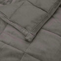 Cozy Gray Weighted Blanket - 86.6x94.5 inches, 24.3 lbs for Ultimate Relaxation and Sleep