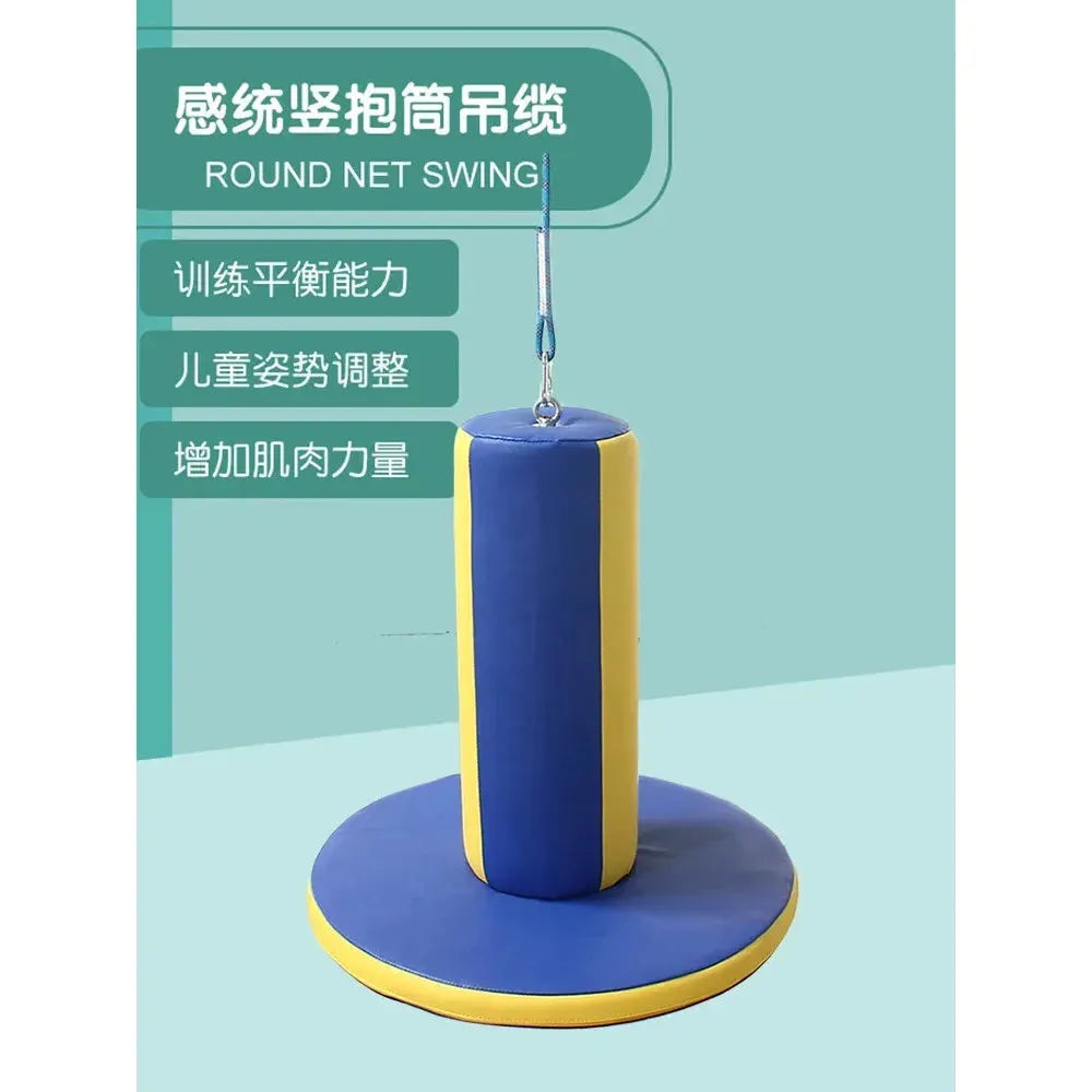 Sensory integration vertical holding bucket flying saucer swing early education toys hanging equipment ceiling vertical holding