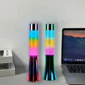 Color-Changing LED Glitter Lava Lamp - 13 Inch Novelty Night Light for Parties and Home Decor