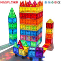 Montessori Magnetic Building Blocks Set - Creative DIY Construction Tiles for Kids' Learning & Play