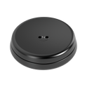 The ONO Slider Aluminum in Midnight is a smooth, round, black disk with two small holes and an embossed “ON” logo at the center—ideal as a calming fidget toy or a magnetized addition to your ONO Slider collection.
