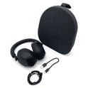 Refurbished Sony WH-1000XM5 Noise-Cancelling Headphones with a carrying case, a USB-C charging cable, and an audio cable.