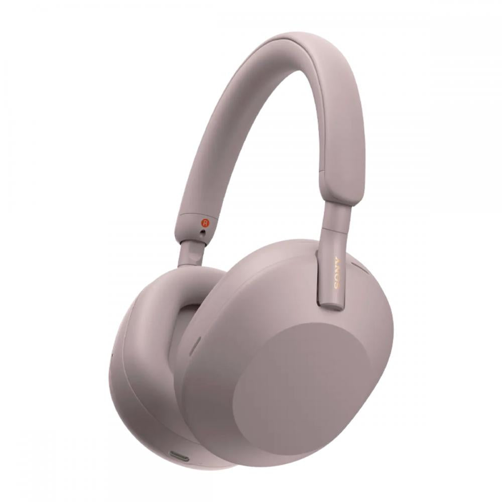 Light purple Sony WH-1000XM5 Noise-Cancelling Headphones (Refurbished) wireless Bluetooth headphones.