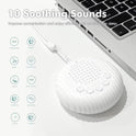 10 Songs White Noise Sound Machine Portable Baby Sleep Machine Soothing Sounds Volume Adjustable Built in Rechargeable Batteryq3