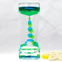 Liquid Motion Bubbler Timer Pack of Colorful Hourglass Liquid Bubbler Fidget Sensory Anxiety Autism Children Activity Calm Relax