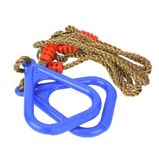 Swing Gymnastic Rings Hanging Children Playground Outdoor Backyard Garden Obstacle Course Sensory Integration Training Toys