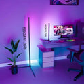 RGB LED Smart Modern Floor Lamp Music Synchronization 16 Million DIY Color Change Suitable for Gaming Room Parties, Etc.