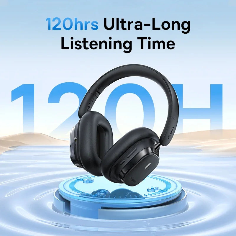 Bowie 10 Max Wireless Headphones 46Db Hybrid Active Noise Cancellation Earphones Bluetooth 5.4 Hi-Res LHDC 120H Headsets