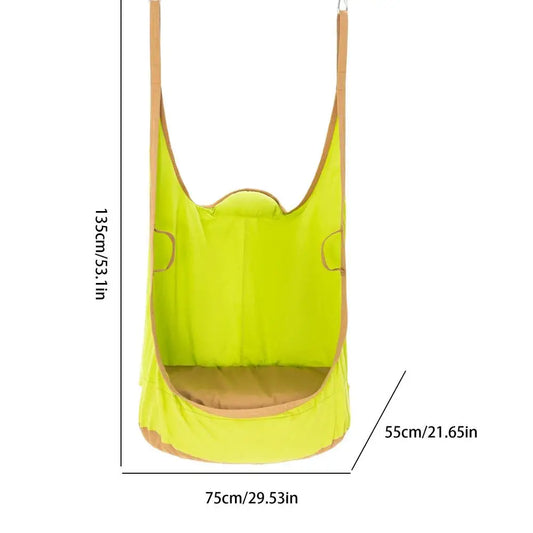 Kids Pod Swing Seat Bag Sensory Swings Kids Pod Swing Seat Portable Hammock Chair Inflatable Hammock Swing with Cushion