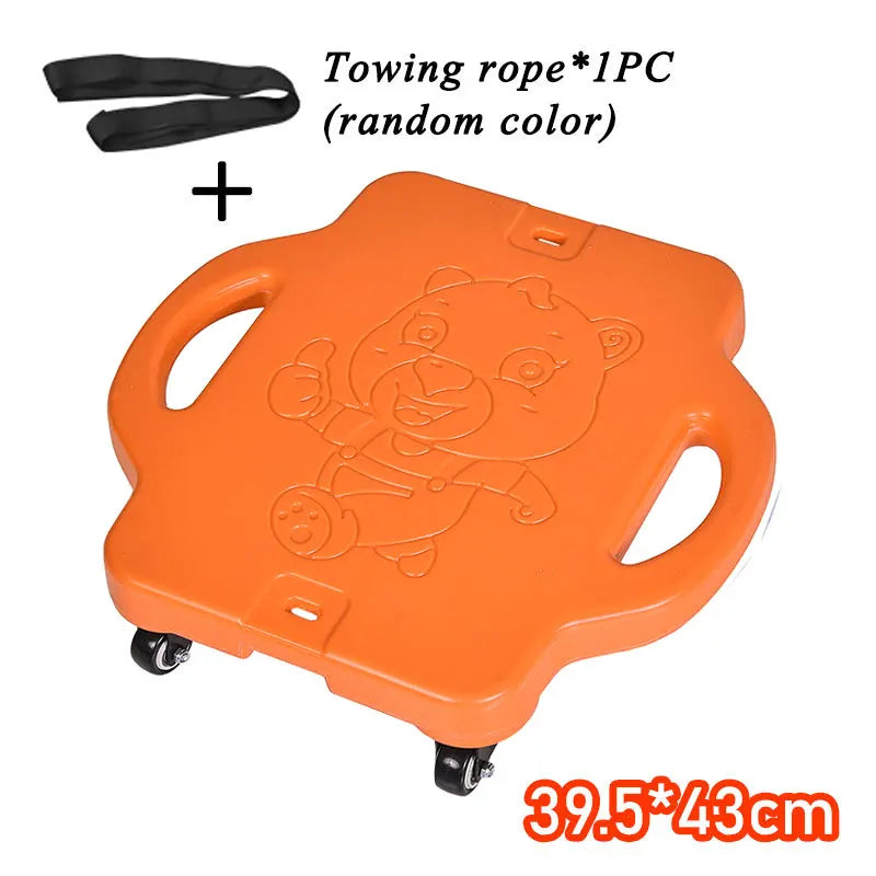 Montessori Sensory Integration Children Toys Mute Four-Wheeled Scooter Balance Training Outdoor Sports Teaching Aid Sensory Toys