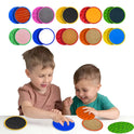 Montessori Sensory Mat Kid Balance Stepping Stones Foot Tactile Play Fingerboard Toy Educational Social Toys Autism Therapy Game