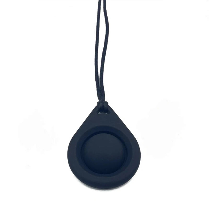 Silicone Baby Teether Necklace - Sensory Chewy Pendant for Teething Relief and Special Needs Support