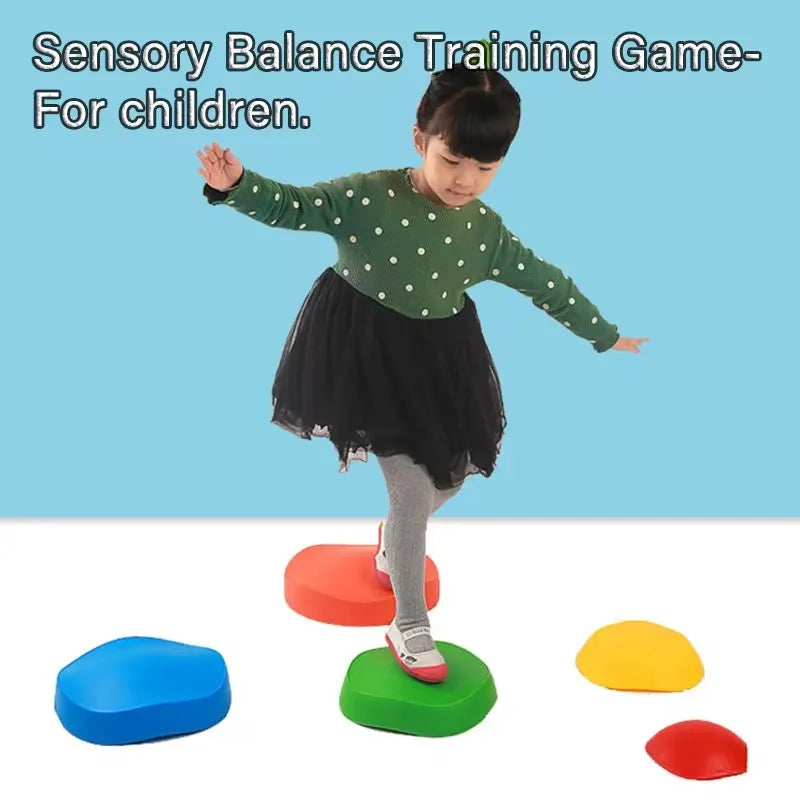 Trampling Stone Tactile Sensory Balance Training Stapstones Child Explorer Kit Outdoor Toy Children Explorers Stepping Stones
