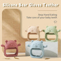 Baby Teether Gloves Kids Cartoon Bear Teething Silicone Dental Care Gums Anti-Eating Hand ​Molar Stick BPA Free ​Baby Accessorie