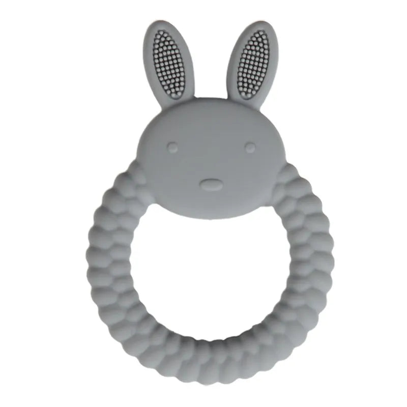 Baby Teether Gloves Kids Cartoon Bear Teething Silicone Dental Care Gums Anti-Eating Hand ​Molar Stick BPA Free ​Baby Accessorie