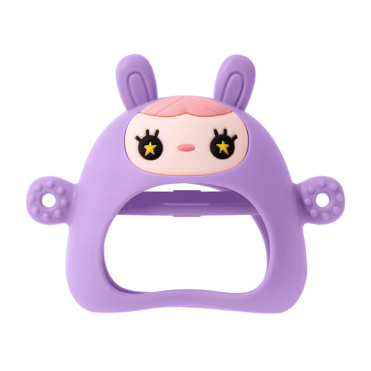 Color Kids Silicone Teether Toy BPA Free Baby 0-12 Toys Teething Gloves Sensory Toys for Kid Silicone Animal Soothing Molar Toys
