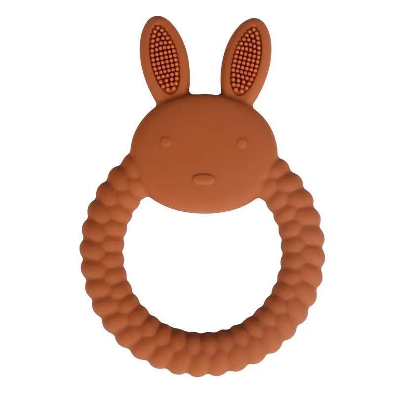 Baby Teether Gloves Kids Cartoon Bear Teething Silicone Dental Care Gums Anti-Eating Hand ​Molar Stick BPA Free ​Baby Accessorie