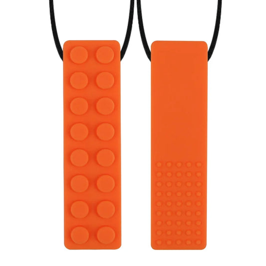 Baby Safe Silicone Brick Teether - Sensory Chew Toys for Teething Relief